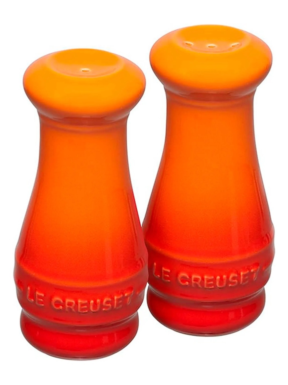 Le Creuset Flame Ombre Salt & Pepper Shakers